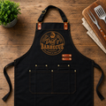 Premium cooking apron with design & pockets