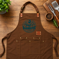 Premium cooking apron with design & pockets